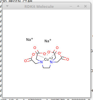 CuEDTA rendered by RDkit