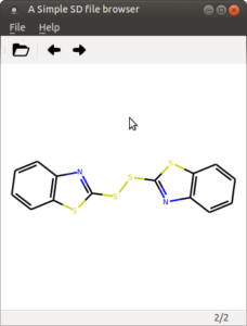 rdkit based molecule browser